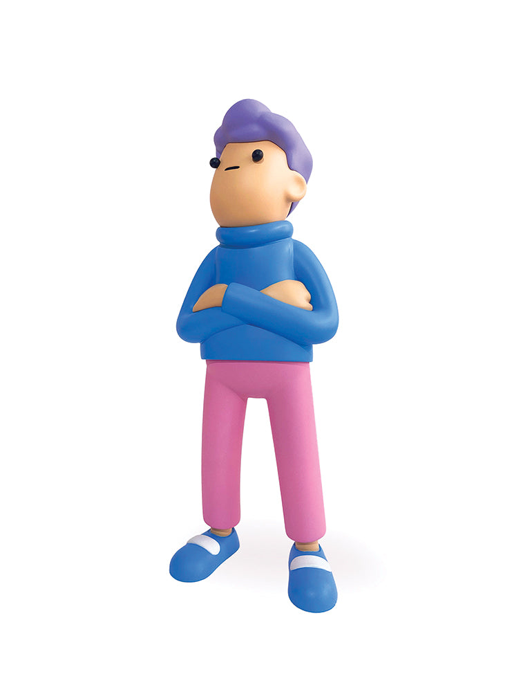 Hap Vinyl (Full Color) 12-inch collectible figure from Doodles, designed with SK Lam and All Rights Reserved.