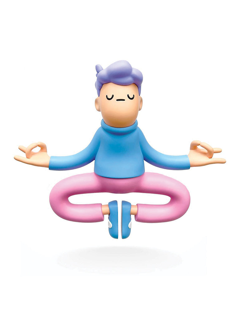 Zen Doodle Vinyl 12-inch collectible figure by Burnt Toast, produced by SK Lam, featuring a high-quality vinyl design with a hanging kit.