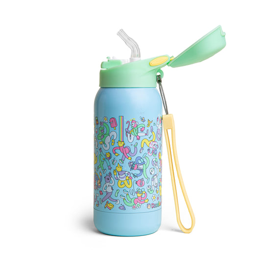 CAMP x Doodles Kids Water Bottle